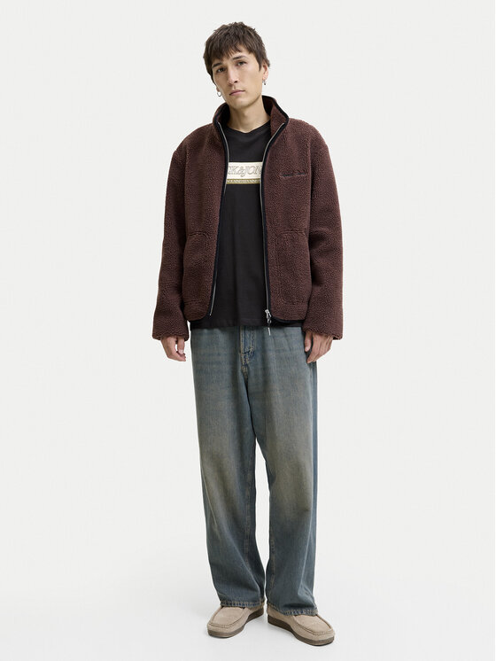 Jack & Jones Jack & Jones Tričko Rinwood 12283628 Čierna Regular Fit