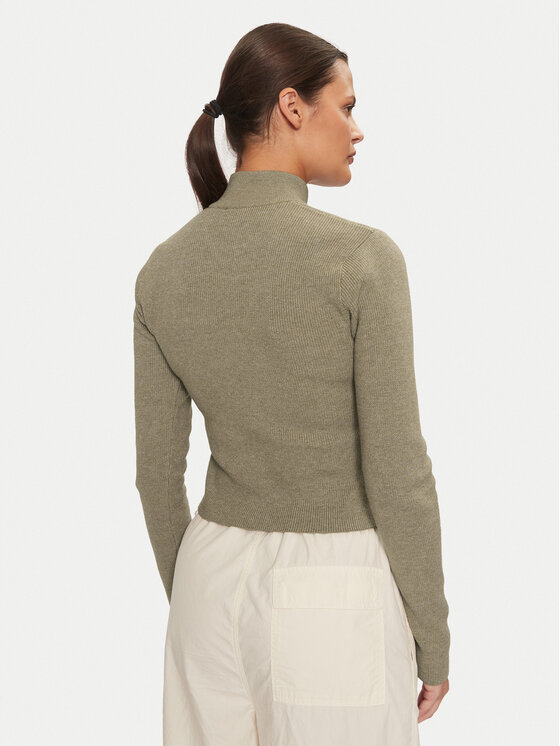 Dickies Dickies Džemper Helena DK0A864O Zelena Slim Fit
