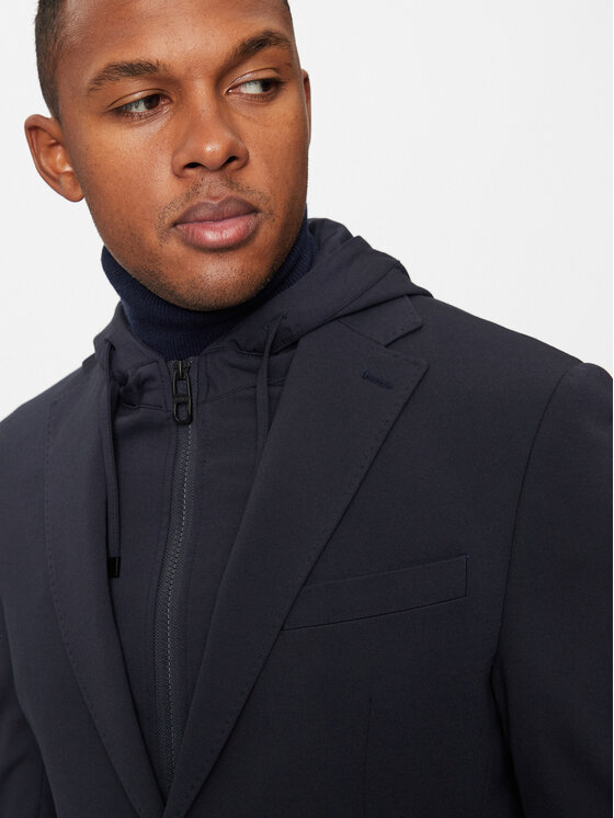 Hechter Paris Hechter Paris Giacca da abito 15885 142155 Blu scuro Regular Fit
