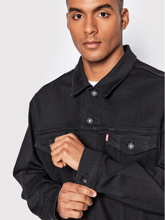 Levi's® Levi's® Geacă de blugi The Trucker 72334-0403 Negru Regular Fit