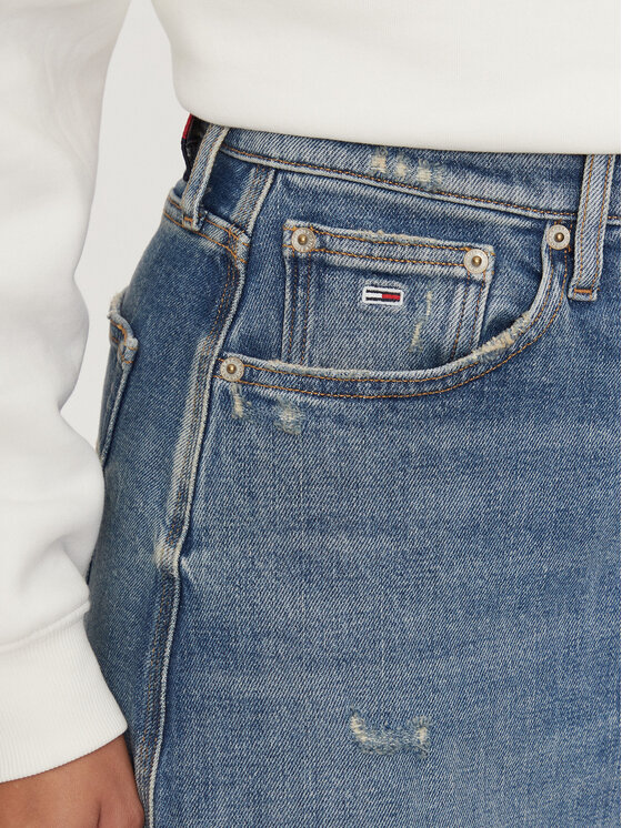 Tommy Jeans Tommy Jeans Jeans suknja Claire DW0DW19652 Plava Regular Fit
