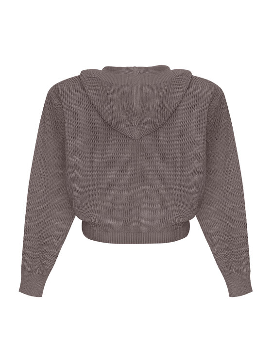 Magda Matyja Magda Matyja Kardigan ALAYA CARDIGAN TAUPE Brązowy Loose Fit