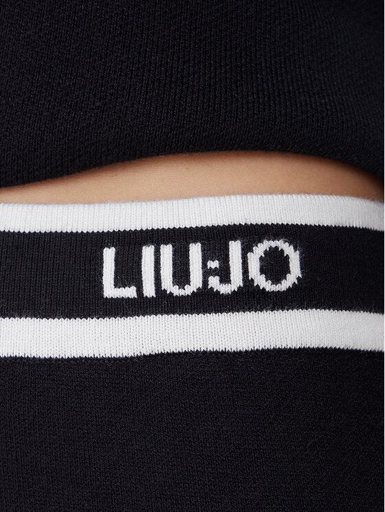 Liu Jo Liu Jo Pantaloni tricotați TF5252 MS59L Negru Regular Fit