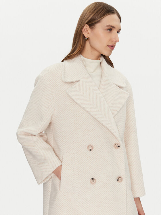 Imperial Imperial Demisezoninis paltas KI54IBT Smėlio Loose Fit