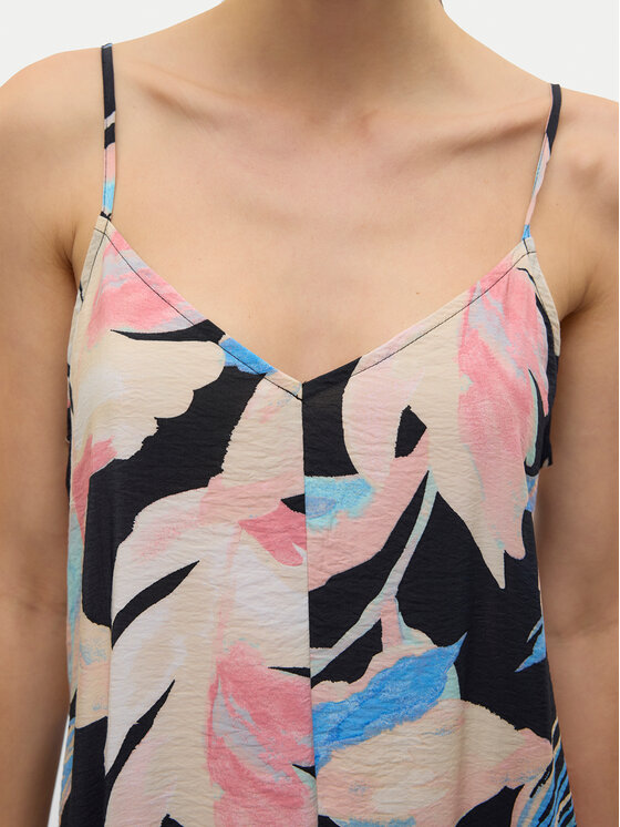 Vero Moda Vero Moda Φόρεμα καλοκαιρινό Josie 10303398 Μαύρο Regular Fit
