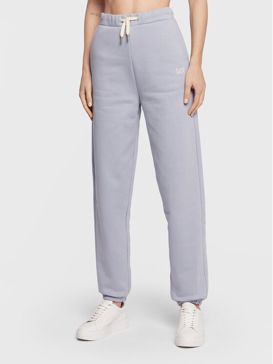 Lee Teplákové nohavice L32MLJ66 112320665 112320665 Modrá Relaxed Fit