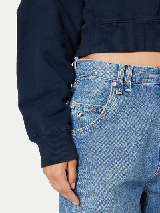 Tommy Jeans Tommy Jeans Pulóver Varsity DW0DW19291 Sötétkék Relaxed Fit