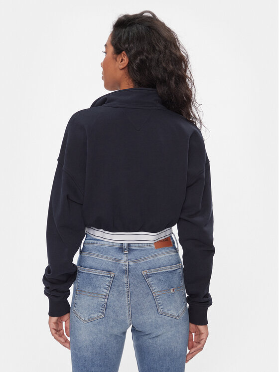 Tommy Jeans Tommy Jeans Džemperis ar kapuci DW0DW16129 Tumši zils Regular Fit