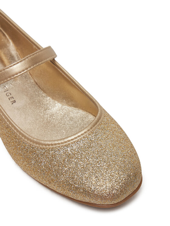 Tommy Hilfiger Tommy Hilfiger Μπαλαρίνες Ballerina T4A3-33930-0572 S Χρυσό