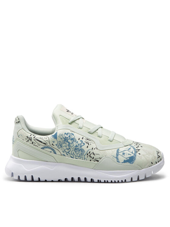 Gyerek Sportcipők adidas, Méret: 38, Zöld, Originals Flex J GX9245