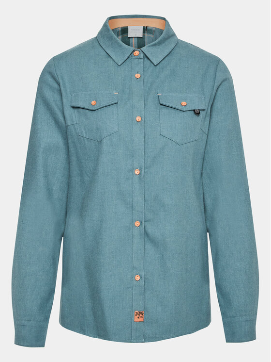 Viking Viking Camicia Bamboo Shamrock Lady 500/25/1212 Turchese Regular Fit