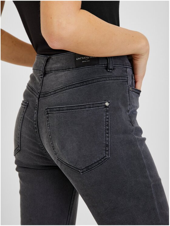 Orsay Orsay Jeansy 311868-687000__38 Szary Skinny Fit