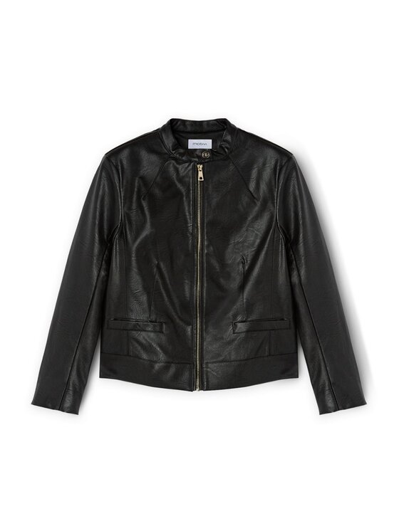 Motivi Motivi Giacca in similpelle R095Q100991N033 Nero Regular Fit