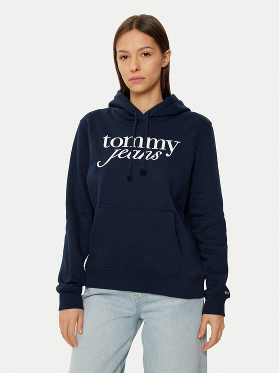 Tommy Jeans Tommy Jeans Pulóver DW0DW20170 Sötétkék Regular Fit