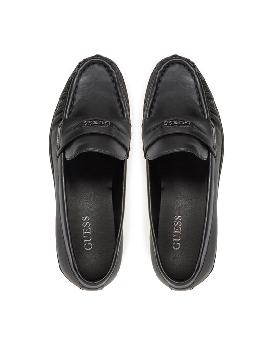 Guess Guess Μοκασίνια FMJOSA LEA14 Μαύρο