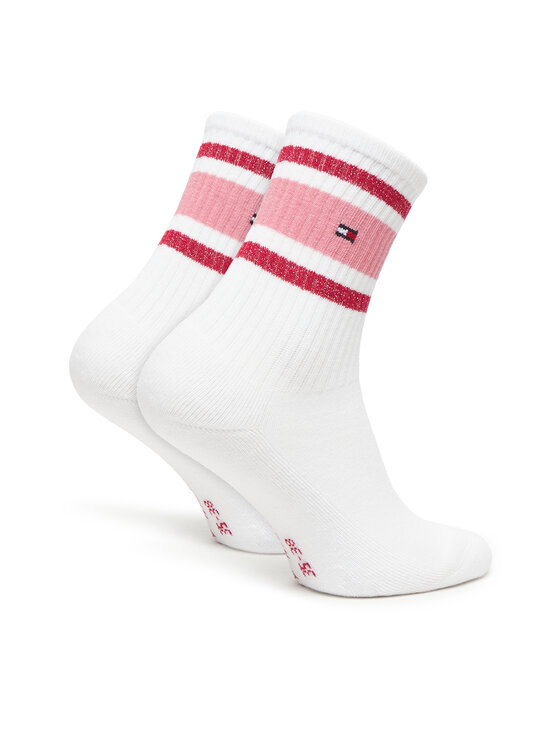 Tommy Hilfiger Tommy Hilfiger Σετ ψηλές κάλτσες παιδικές 2 τεμαχίων 701229942 Ροζ