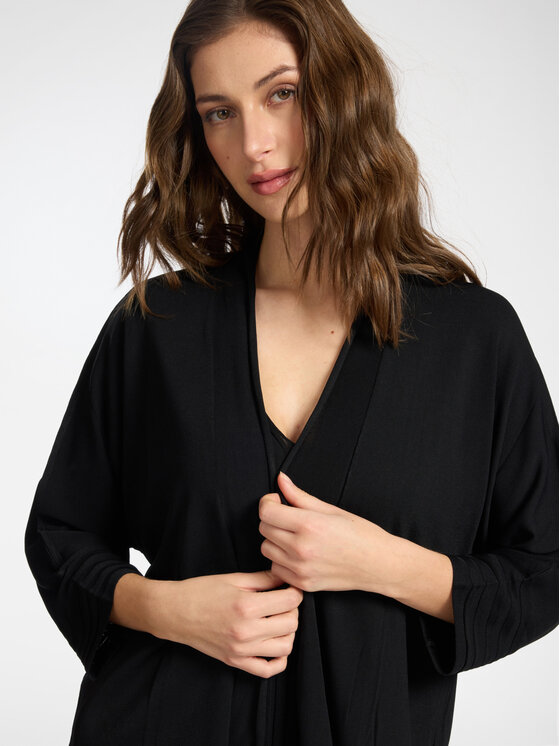 Elena Mirò Elena Mirò Kardigan M555E001941N033 Czarny Boxy Fit