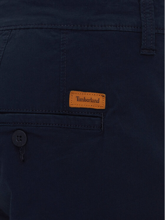 Timberland Timberland Bavlnené šortky TB0A5U2K Tmavomodrá Regular Fit