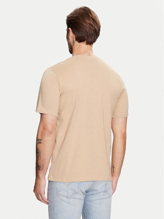 Jack & Jones Jack & Jones T-Shirt Jprblaalfie 12259673 Brązowy Regular Fit