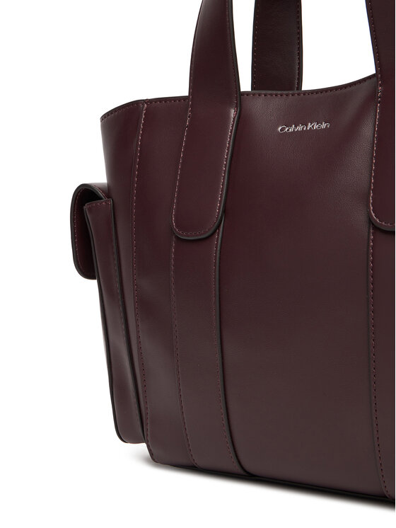 Calvin Klein Calvin Klein Torbica Webbing Strap Small Tote LV04F3290G Tamnocrvena