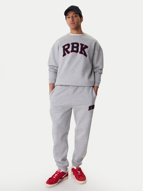 Reebok Reebok Суитшърт Barry RK25553CCM Сив Relaxed Fit