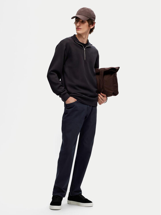Selected Homme Selected Homme Μπλούζα 16094477 Μαύρο Regular Fit