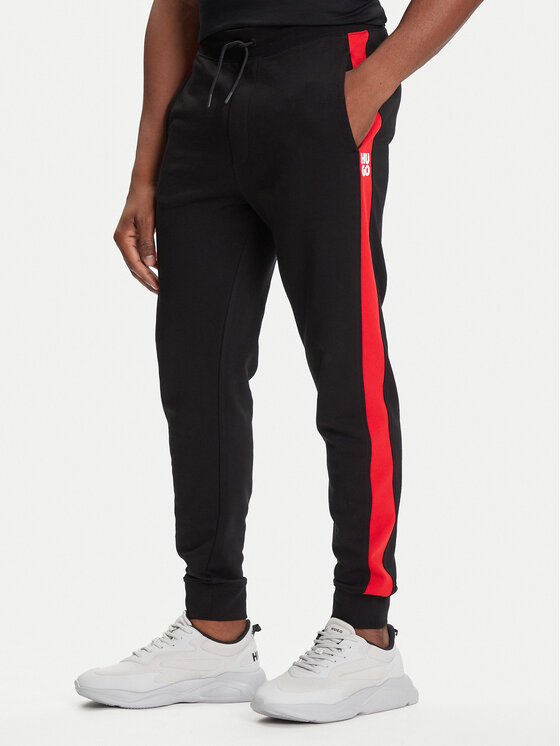 HUGO HUGO Dres DapieDoaky 50485042 Czarny Regular Fit
