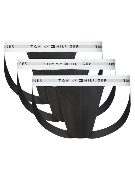 Tommy Hilfiger Tommy Hilfiger Set de chiloți Jock Strap﻿ UM0UM03377 Negru