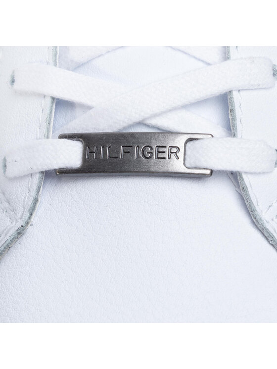 Tommy Hilfiger Sneakers Corporate Material Mix Cupsole FM0FM02665 WeiB Modivo