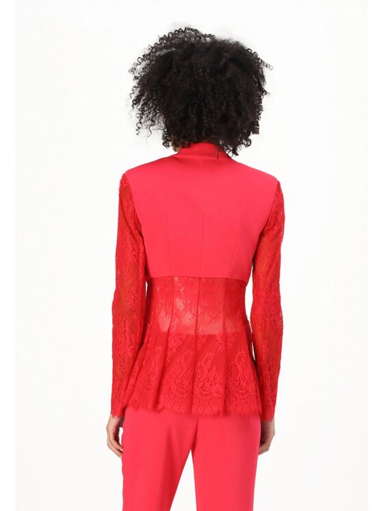 PINKO PINKO Giacca a vento 85244 Rosso Regular Fit