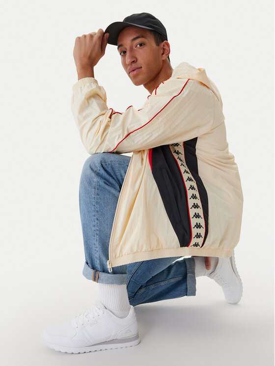 Kappa Kappa Вітровка Banda Silas 222 37222WW Écru Comfort Fit