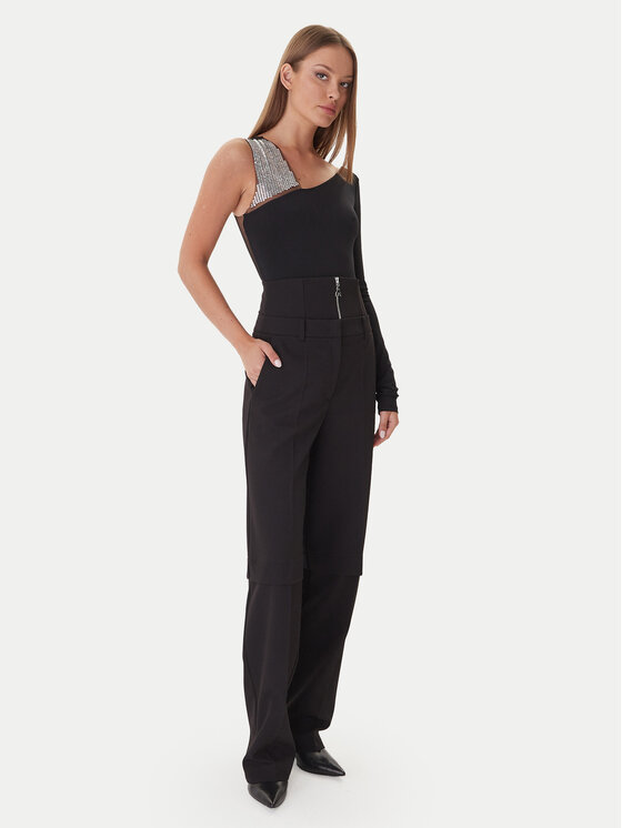 Patrizia Pepe Patrizia Pepe Bodi 2M4504/338-J4R0 Crna Slim Fit
