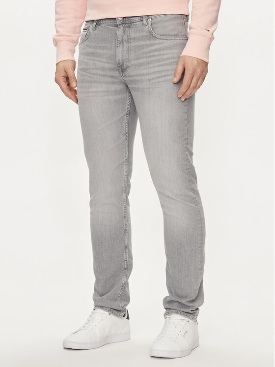 Tommy Hilfiger Tommy Hilfiger Džínsy Denton MW0MW34513 Sivá Straight Fit