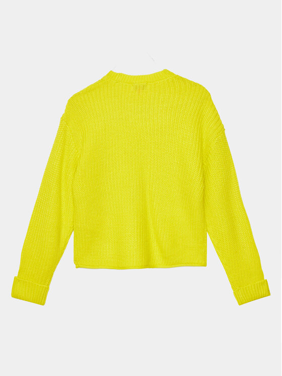 Vero Moda Girl Vero Moda Girl Džemper 10291223 Žuta Regular Fit