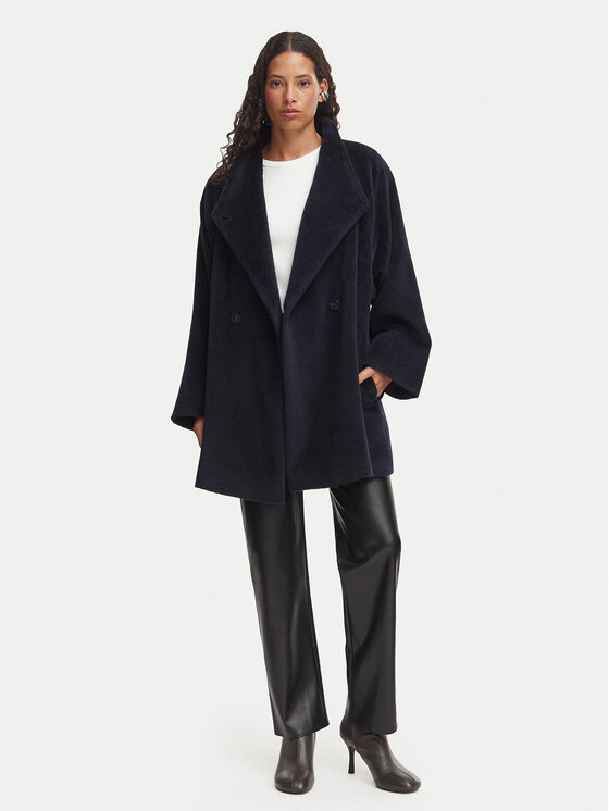 Marella Marella Вълнено палто Edita 2623086141 Тъмносин Regular Fit
