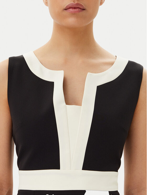 Artigli Artigli Sukienka koktajlowa ACAB000933 Czarny Regular Fit