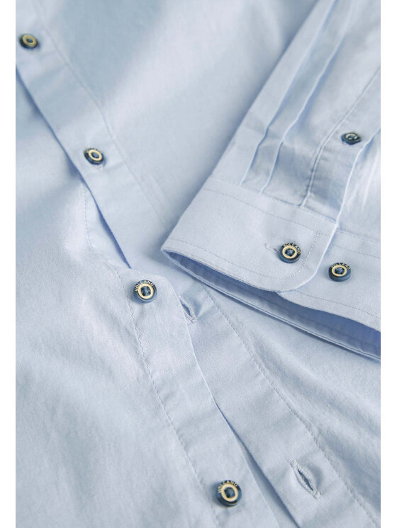 Volcano Volcano Koszula K-EVERT Niebieski Slim Fit
