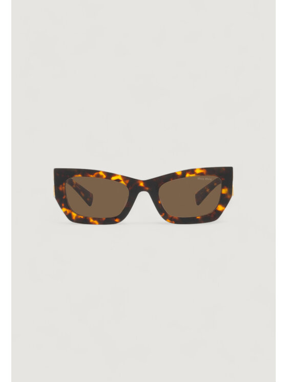 Miu Miu Miu Miu Okulary przeciwsłoneczne 0MU 09WS Beżowy