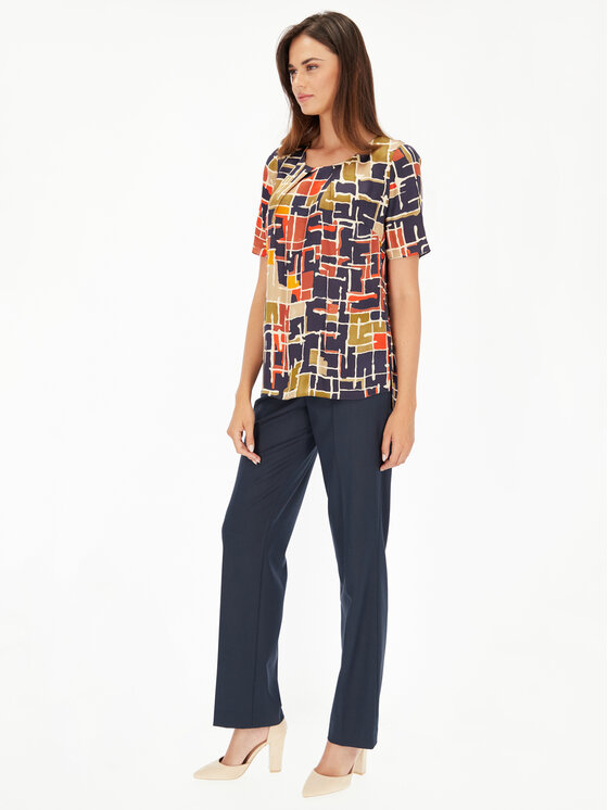 Potis & Verso Potis & Verso Bluzka Mora Kolorowy Regular Fit