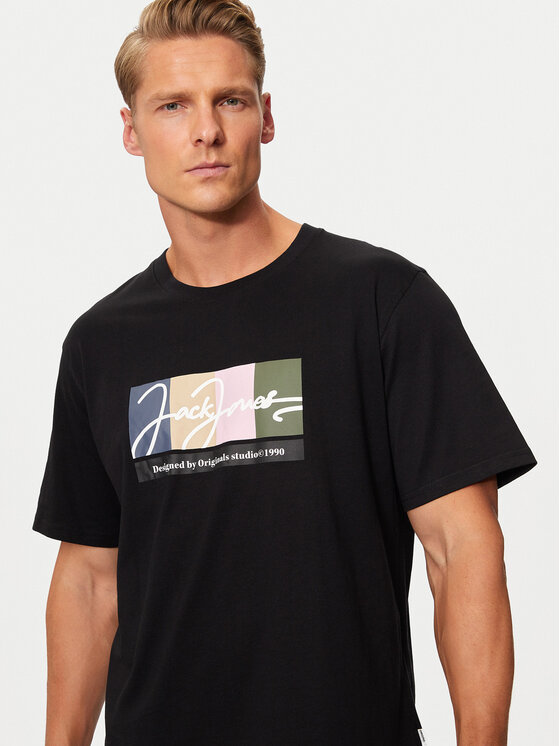Jack&Jones Jack&Jones Set od 3 majice Portland 12271616 Šarena Relaxed Fit
