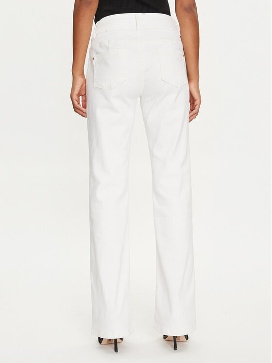 Morgan Morgan Jeansy 241-POLEN2 Écru Bootcut Fit