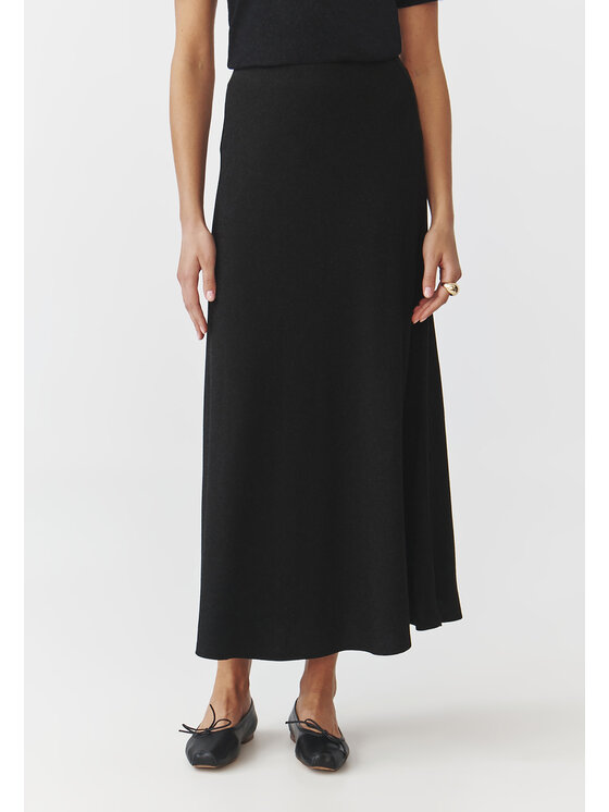 TATUUM TATUUM Spódnica midi LUMINA Czarny A-Line Fit