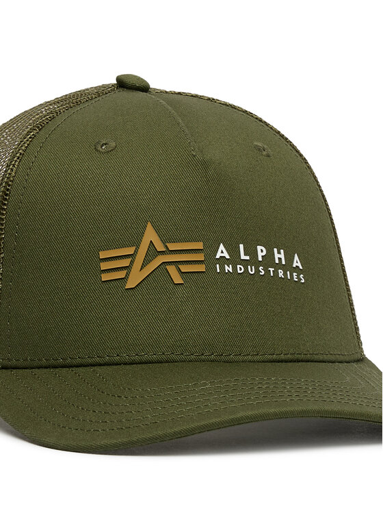 Alpha Industries Alpha Industries Kšiltovka Label 106901 Zelená