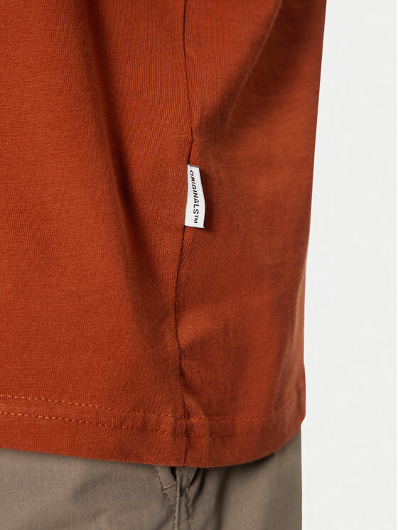 Jack&Jones Jack&Jones T-shirt Boston 12273400 Smeđa Relaxed Fit