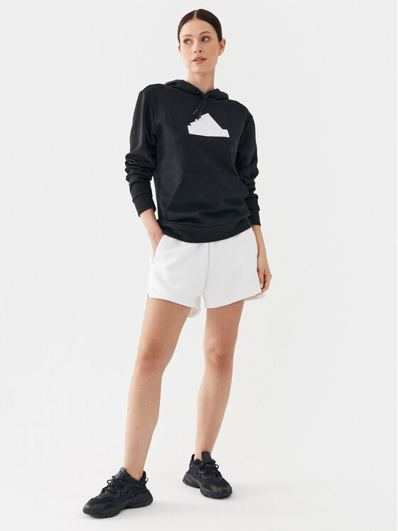 adidas adidas Pantaloni scurți sport Z.N.E. IN5149 Alb Loose Fit