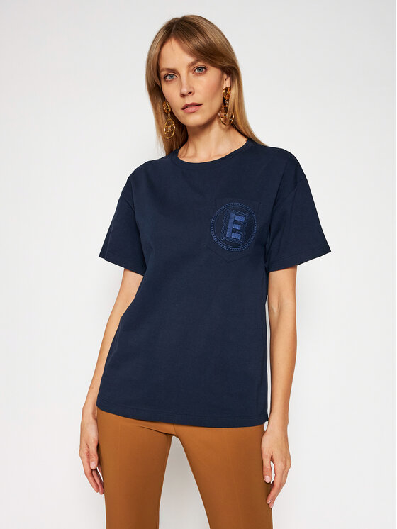 T-shirt Chest Pocket TS11JCO Blu scuro Regular Fit...