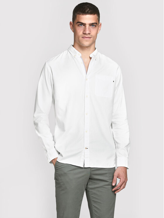 Camicia Classic 12172736 Bianco Slim Fit