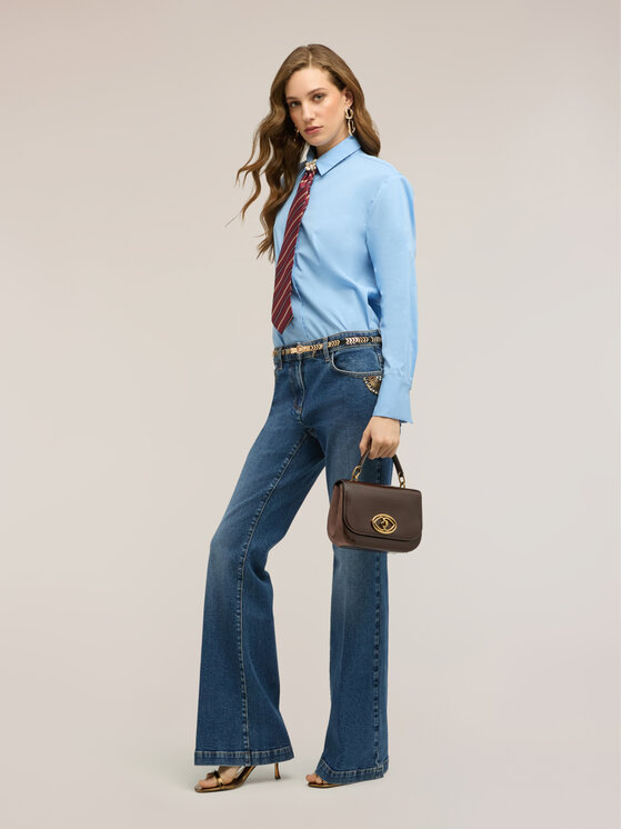 Motivi Motivi Camicia 5063Q000980N004 Turchese Regular Fit