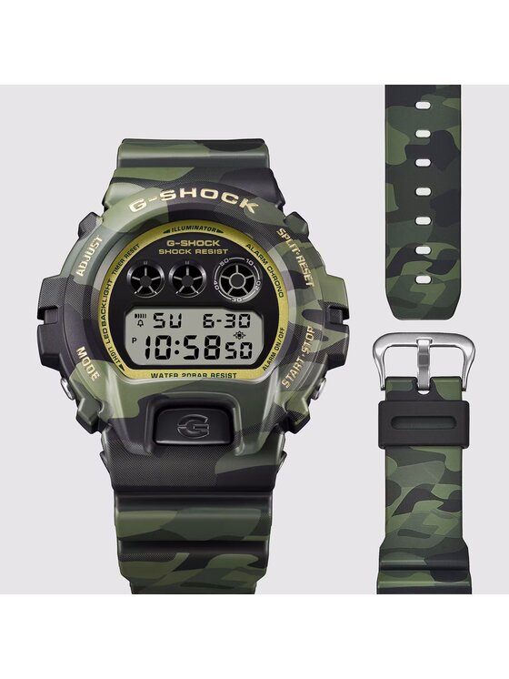 Casio Casio Zegarek DW-6900CMG-3ER Zielony