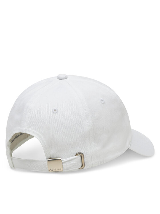 Calvin Klein Jeans Calvin Klein Jeans Cepure ar nagu Printed Monologo Cap LV04K5027G Balts